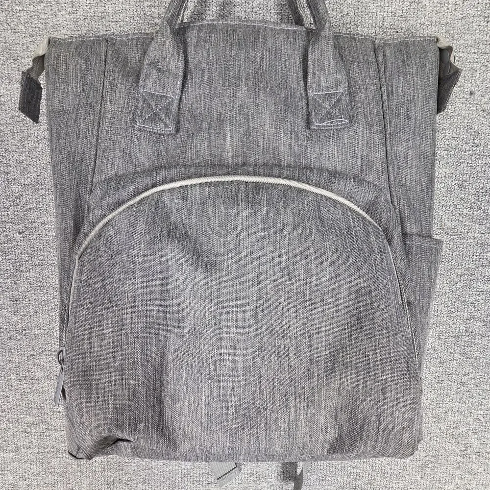 ENFAMIL GREY WONDER BABY BACKPACK – INSULATED BOTTLE STORAGE – DIAPER BAG